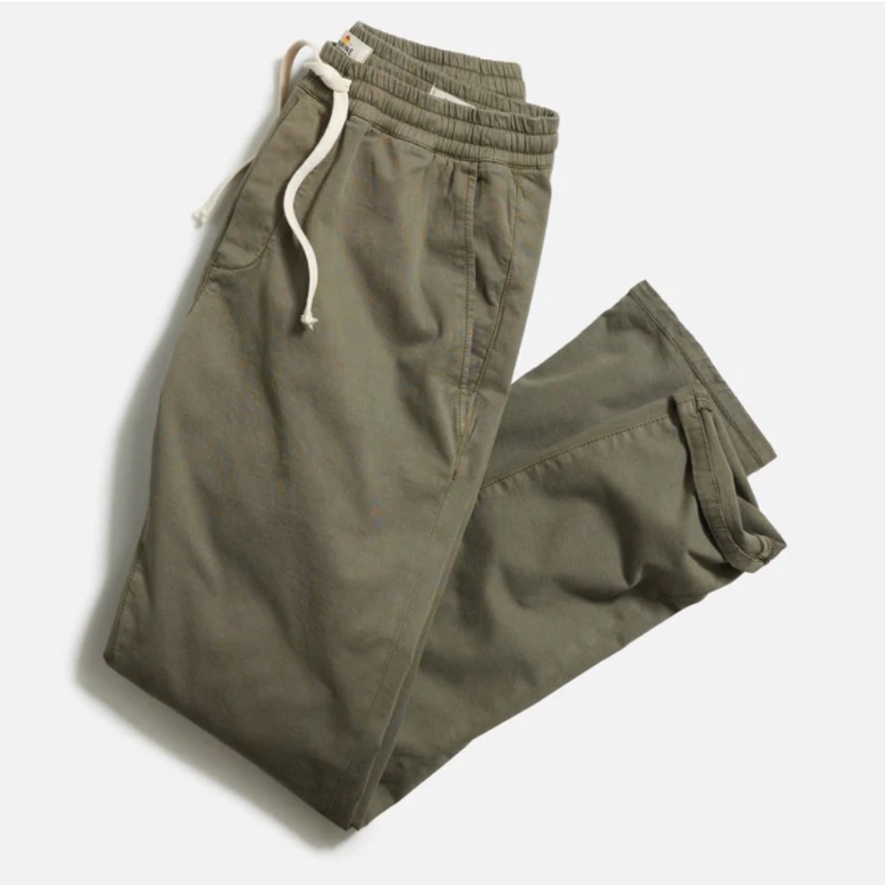Marine Layer Saturday Slim Fit Pant - Olive
